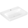 Villeroy & boch Architectura Wastafel - 44.5x60cm - met kraangat - antibacterieel - geslepen onderkant - wit alpine SW1163066