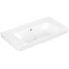 Villeroy & Boch Architectura wastafel - 80x44.5cm - zonder kraangat - met overloop CeramicPlus - White Alpine (glans wit) SW1162264