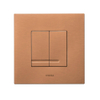 Wisa XS plaque de commande dualflush plastique mat cuivre SW1075533