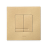 Wisa XS plaque de commande dualflush plastique mat or SW1075529