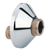 Grohe S-koppeling - met rozet - per paar - 1/2x3/4 inch - chroom 0430420