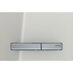 Geberit Sigma50 bedieningplaat, 2-toets spoeling frontbediening voor toilet 24.6x16.4cm chroom/zandgrijs SW547572