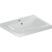 Geberit Icon Light lavabo 60x48x16cm 1 bassin 1 trou de robinet Milieu avec trop-plein Céramique Blanc brillant SW547014