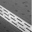 Easydrain compact ff drainage à plaque unique avec bec latéral 6x100cm 50mm acier inoxydable 2301162