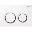 Geberit Omega20 bedieningplaat met dualflush frontbediening voor toilet/urinoir 21.2x14.2cm wit TWEEDEKANS OUT4456