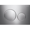 Geberit Sigma20 bedieningplaat met dualflush frontbediening voor toilet 24.6x16.4cm matchroom TWEEDEKANS OUT5955