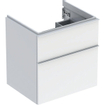 Geberit iCon meuble sous-lavabo 59.2x61.5x47.6cm 2 tiroirs avec fermeture douce panneau de particules blanc SW637832