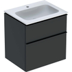 Ensemble de meuble Geberit iCon 60x63x48cm 2 tiroirs avec softclose Panneau de particules lava mat SW637635
