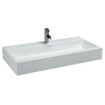 Laufen Living City lavabo à poser 100x46x15,5cm 1 trou de robinet avec trop-plein céramique blanc GA56217