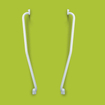 Handicare linido support de rail d'escalier 51x51cm modèle b blanc 0606128