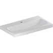 Geberit Icon Light wastafel 75x42x17cm 1 wasbak 1 kraangat Midden zonder overloopgat Keramiek Wit glans SW568542