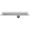 Easy drain Multi taf wall caniveau de douche simple plaque 90cm avec grille design zéro/carreau 2302674