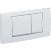 Plaque de commande Geberit Twinline commande frontale facile à nettoyer chrome mat SW637358