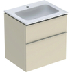Ensemble de meuble Geberit iCon 60x63x48cm 2 tiroirs avec softclose Panneau de particules gris sable SW637654
