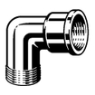 Viega Raccord équerre 3/8" filetage intérieur x filetage extérieur 90 degrés bronze GA88214