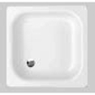 Bette receveur de douche tôle d'acier carrée 90x90x6.5cm blanc 0360538
