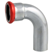 Bonfix PRESS Staalverzinkt insteekbocht 90° Ø22x22mm 8407703