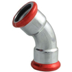 Bonfix Press coude en acier galvanisé 45° 22x22mm 8407714
