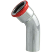 Bonfix PRESS Staalverzinkt insteekbocht 45° Ø22x22mm 8407725
