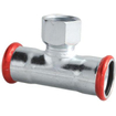 Bonfix Press Té 22 X 1/2" X 22 MM. PERS X BI X PERS acier galvanisé 8407861