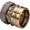 Viega sanpress raccord 2 pièces sc filetage femelle 28x1 1/2 bronze 7541541