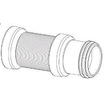 Riko Flexible raccord extractible pour WC 110/103 blanc 0770650