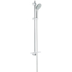 GROHE Euphoria 110 Champagne Glijstangset - 90cm - ronde handdouche - 3 straalsoorten - gladde doucheslang - met zeepschaal - chroom 0441967