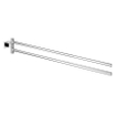 GROHE Essentials Cube Porte-serviettes - 43,9cm - double - pivotant - chromé 0438173
