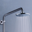 GROHE Rainshower Modern colonne de douche avec inverseur, douche de tête et Sena douchette à main chrome 0430171