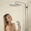 GROHE Rainshower Cosmopolitan 310 Pomme de tête de douche - 31cm - 1 type de jet - chrome 0441979