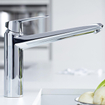 GROHE Eurodisc Cosmopolitan Mitigeur de cuisine - bas - chrome 0430421
