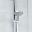 GROHE Grohtherm 2000 mitigeur de douche thermostatique avec ensemble de douche 60cm et douchette à main cosmopolitan massage chrome 0102548
