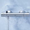 Grohe grohtherm 800 Robinet de douche - thermostatique - avec raccord - EcoJoy - chrome - DESTOCKAGE OUT6017