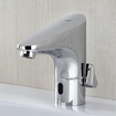 GROHE Europlus E robinet de lavabo à économie d'eau infrarouge avec mélange avec transformateur 230V chrome 0442375
