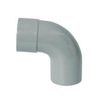 Wavin hwa bend 87° sleeve/spigot 80mm grey 2130173