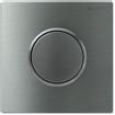 Geberit type 10 urinioir bedieningsplaat - pneumatisch - ronde knop - rvs geborsteld/easy-to-cl 0730085