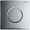 Geberit type 10 plaque de commande pour urinoir - pneumatique - bouton rond - chrome brillant/chrome mat 0701937