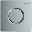 Geberit type 01 plaque de commande pour urinoir - pneumatique - bouton rond - chrome brillant 0700531
