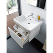 Laufen Pro cuvette suspendue 53x36x35cm abattant profond sans bride avec trous de fixation sur le côté céramique blanc 0192332