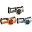 Vsh Xpress gemini beugel 1/2 bi. x 15 mm pers 6490 koper GA10072