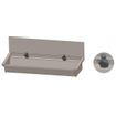 Intersan Sanilav auge de lavage avec dosseret 120cm avec 2 robinets temporisés inox 304 GA32401