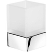 Geesa Modern Art Porte-gobelet avec verre Chrome 0650141