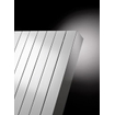 Vasco Zaros V100 designradiator aluminium verticaal 1600x375mm 1352W aansluiting 0066 wit structuur 7241182