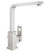 GROHE Eurocube Mitigeur de cuisine - haut - bec pivotant - inox 0442288