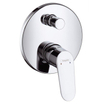 Hansgrohe Focus E2 élément de finition pour robinet de baignoire avec inverseur pour I box 01800180 chrome 0450765