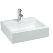 Laufen Living City Vasque à poser 50x46x15.5cm 1 trou de robinet avec trop-plein dessous poli céramique blanc GA56144