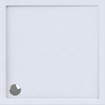 Wisa Maia receveur de douche h5xb100xl100cm vidange 90mm carré acrylique blanc SW115406