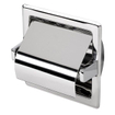 Geesa Hotel Porte-rouleau encastré avec clapet Chrome GA94412