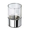 Geesa Nemox Porte-verre avec verre sur pied Chrome 0650378