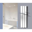 Vasco porte-serviettes long pour radiateurs en aluminium blanc structuré 7211826